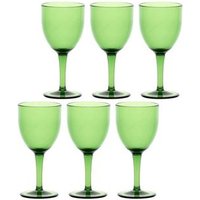 Juego de 6 Copas de Vino Acrílicas Rose&tulipani Fiaba 400ml