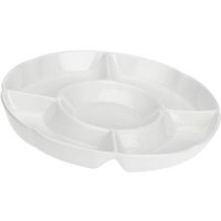 Bandeja Redonda para Snacks Convivio 35.5 Cm Bandeja Redonda para Snacks Convivio 35.5 Cm