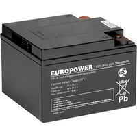 Batería Europower AGM Serie EPS 12V 28Ah