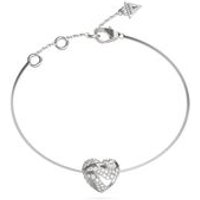 Guess Pulsera Mujer In My Heart De Acero Plateado Guess Pulsera Mujer In My Heart De Acero Plateado