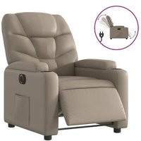 Sillón Reclinable Eléctrico de Cuero Sintético CFW452265