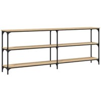 Mesa Consola de Madera Roble Sonoma 200x29x75 cm CFW205823 Mesa Consola de Madera Roble Sonoma 200x29x75 cm CFW205823