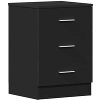 Mesita de Noche Negra Mesita de Noche Negra