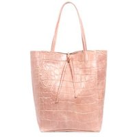 Bolso Shopper Firenze Artegiani Sefora Mujer Piel Auténtica Gamuza Grabado Cocodrilo Grande Bolso Shopper Firenze Artegiani Sefora Mujer Piel Auténtica Gamuza Grabado Cocodrilo Grande