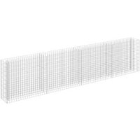 Arriate de Gaviones de Acero Galvanizado 360x30x90 cm - Vidaxl Arriate de Gaviones de Acero Galvanizado 360x30x90 cm - Vidaxl