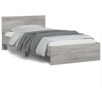 Cama Individual 100x200 cm con Cabecero y Luces LED CFW436503