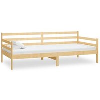 Sofá Cama de Madera Maciza de Pino 90x200 cm CFW402222