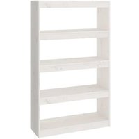 Estantería Librería Madera Pino Blanco 80x30x135,5cm Cfw761555 Estantería Librería Madera Pino Blanco 80x30x135,5cm Cfw761555