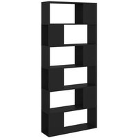 Estantería Negro 80x24x186 Cm CFW769067 Estantería Negro 80x24x186 Cm CFW769067