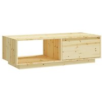 Mesa De Centro De Madera Maciza 110x50x33.5 Cm Mesa De Centro De Madera Maciza 110x50x33.5 Cm