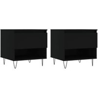 Pack 2 Mesas de Centro, Mesa Auxiliar y Mesa de Café Madera de Ingeniería 50x46x50 cm (Cfw775809)