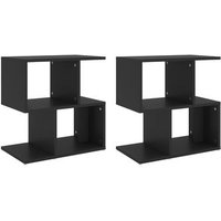 Mesitas de Noche de Madera Contrachapada 50x30x51.5 cm (Pack 2) Cfw71235