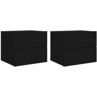 Paquete de 2 Mesitas de Noche con Luces LED CFW31050