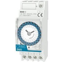 Interruptor Horario Modular Orbis Duo D 250VCA Interruptor Horario Modular Orbis Duo D 250VCA