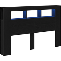 Cabecero de Cama de Madera Roble Negro Cabecero de Cama de Madera Roble Negro