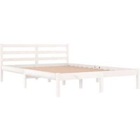 Estructura de Cama de Madera Maciza de Pino 140x200 cm Estructura de Cama de Madera Maciza de Pino 140x200 cm