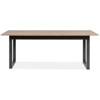 Mesa de Comedor Extensible Roble y Antracita L200-240 Cm - Denver Mesa de Comedor Extensible Roble y Antracita L200-240 Cm - Denver