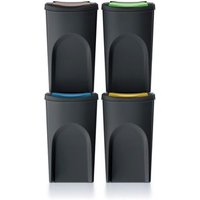 Set 4 Cubos de Basura Keden Sortibox 140L Set 4 Cubos de Basura Keden Sortibox 140L