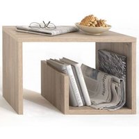 Mesa de Centro 2 en 1 Roble 59x36x38 Cm 632-001 Fmd Mesa de Centro 2 en 1 Roble 59x36x38 Cm 632-001 Fmd