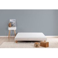 Somier de láminas tapizado 160 x 200 cm (madera maciza blanca) Somier de láminas tapizado 160 x 200 cm (madera maciza blanca)