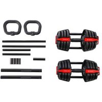 Set de Mancuernas Ajustables HMS SGR18 Pro (41 Kg) Set de Mancuernas Ajustables HMS SGR18 Pro (41 Kg)