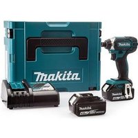 Atornillador de Impacto Inalámbrico Makita 18V con 2 Baterías 4Ah y Estuche Makpac Atornillador de Impacto Inalámbrico Makita 18V con 2 Baterías 4Ah y Estuche Makpac
