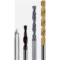 Broca De Carburo Fi 5.00 5xd Ha6 Vhm At X-drill Din 6537