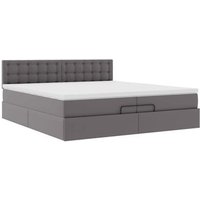 Estructura de Cama Otomana con Colchones de Vidaxl