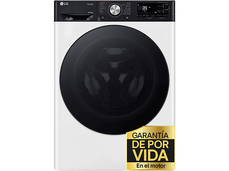 Lavadora secadora LG F4DR7510AGW 10/6 kg