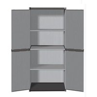 Armario Alto de Resina con 3 Estantes Armario Alto de Resina con 3 Estantes