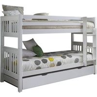 Litera con cama de arrastre o elevable de madera 90x190cm Litera con cama de arrastre o elevable de madera 90x190cm