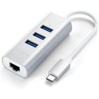 Hub USB Satechi con 3 USB 3.0 y Ethernet 1000Mbps Hub USB Satechi con 3 USB 3.0 y Ethernet 1000Mbps