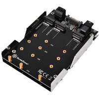 Adaptador Silverstone 3.5" a 2x M.2 SATA + 1x M.2 NVMe Adaptador Silverstone 3.5" a 2x M.2 SATA + 1x M.2 NVMe
