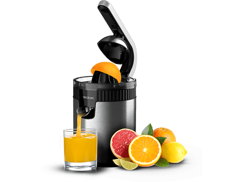 Cecotec Xqueeze RetroJuice 600 Steel Exprimidor Eléctrico 600W