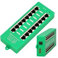 Inyector PoE Activo Extralink Gigabit 8 Puertos 802.3at/af Modo A Inyector PoE Activo Extralink Gigabit 8 Puertos 802.3at/af Modo A