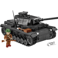 Cobi 2289 Tanque Medio II Guerra Mundial Panzer III Ausf. J 590 Ladrillos