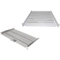 Estante Fijo 19", 1U, Profundidad 450 mm, Capacidad de Carga 25 Kg, Montaje de 4 puntos, Gris, Tornillos y Soporte Incluidos Estante Fijo 19", 1U, Profundidad 450 mm, Capacidad de Carga 25 Kg, Montaje de 4 puntos, Gris, Tornillos y Soporte Incluidos
