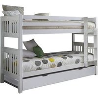 Litera con 2 cajones de madera 90x190cm