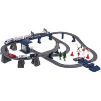 Estación de trenes de juguete con accesorios Estación de trenes de juguete con accesorios