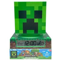 Lámpara 3D Minecraft con Despertador Lámpara 3D Minecraft con Despertador