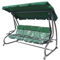 Columpio de Jardín Gigante Trenzado con Mariposas Verdes Columpio de Jardín Gigante Trenzado con Mariposas Verdes