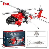 Juego De Bloques De Construcción De Helicóptero Hh-60j Con 1137 Piezas Juego De Bloques De Construcción De Helicóptero Hh-60j Con 1137 Piezas