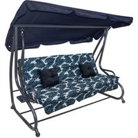 Columpio de Jardín Textylina 2x1 con Estampado de Hojas