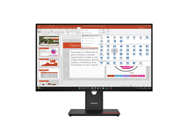 Monitor Lenovo ThinkVision T27-40 Profesional 27" Full-HD 120 Hz Monitor Lenovo ThinkVision T27-40 Profesional 27" Full-HD 120 Hz