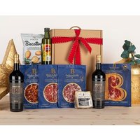 Cesta Ibérico Selecto Benito Con Vino Rioja Marqués Del Atrio Y Queso Maese Anselmo