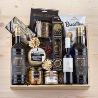 Caja Gourmet con Rioja, Anchoas y Embutidos Caja Gourmet con Rioja, Anchoas y Embutidos