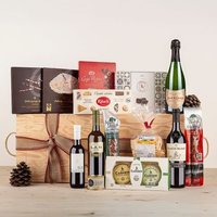 Caja de Navidad Gourmet con Cava Juvé & Camps, Vino Rioja y Turrones Premium Caja de Navidad Gourmet con Cava Juvé & Camps, Vino Rioja y Turrones Premium