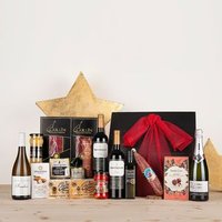 Cesta Gourmet con Cava Anna Codorníu, Vinos Rioja Gran Reserva y Selección Ibérica Premium