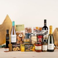 Cesta de Navidad Vegana con Cava y Vino