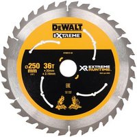 Dewalt Hoja De Sierra Circular 250x30 Mm 36 Dientes Xr Extreme Runtime - Dt99572 Dewalt Hoja De Sierra Circular 250x30 Mm 36 Dientes Xr Extreme Runtime - Dt99572